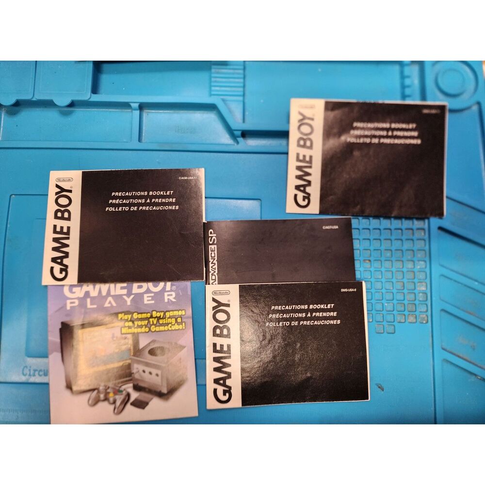 Gameboy Various Manuals - Sold as a Lot!